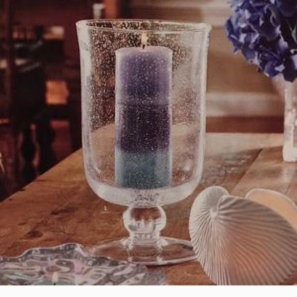 Rare Partylite Coastal Lights Hurricane Lamp Vase - Picture 2 of 6